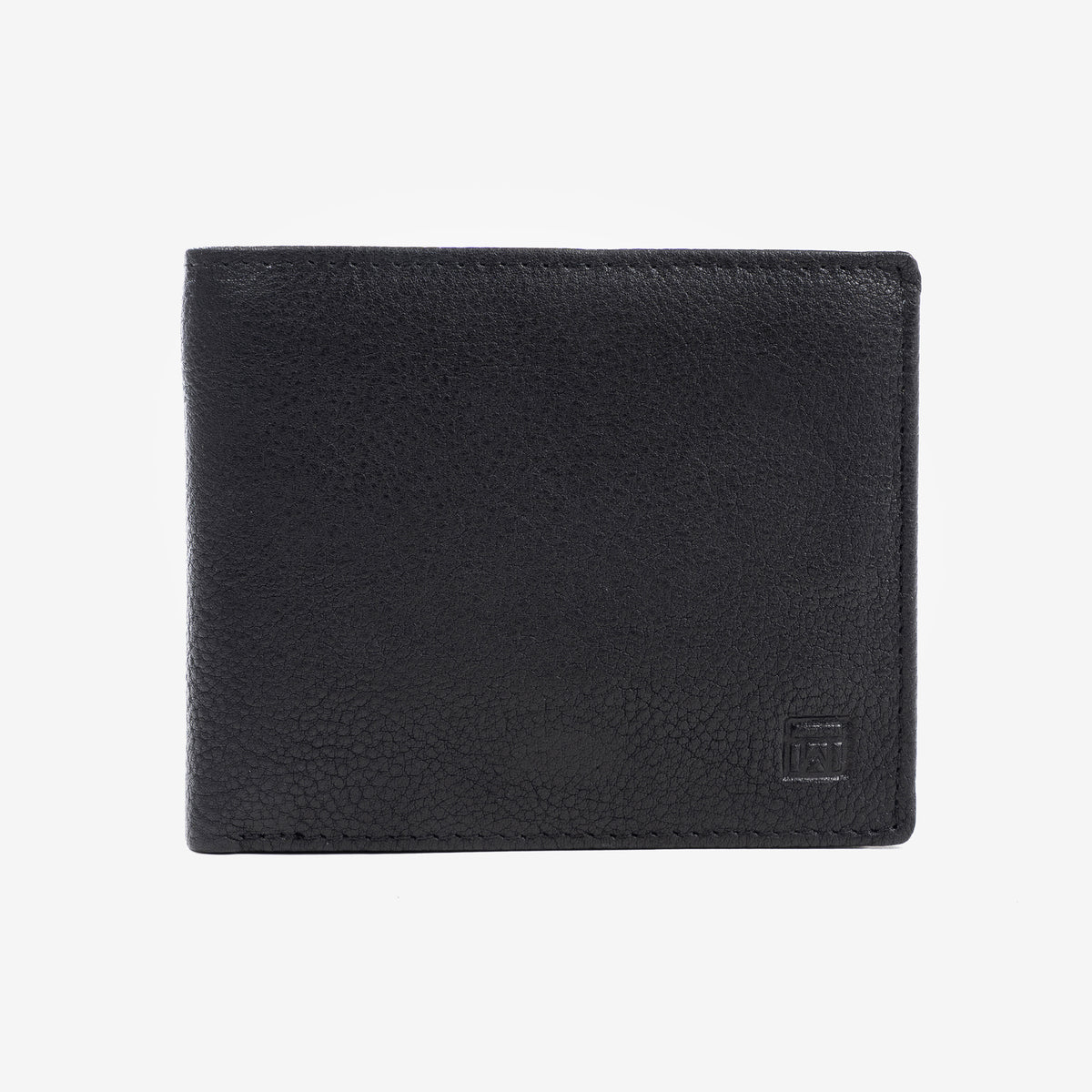 Carteira de homem em pele, Coleção Wash Leather Wallets. 11x9 cm