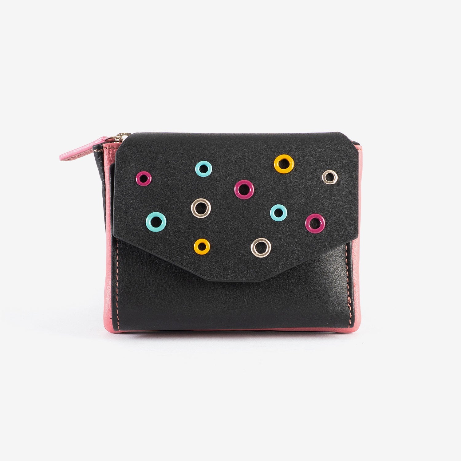 Carteira de senhora, Série Mushi. 9 x 12,5 cm