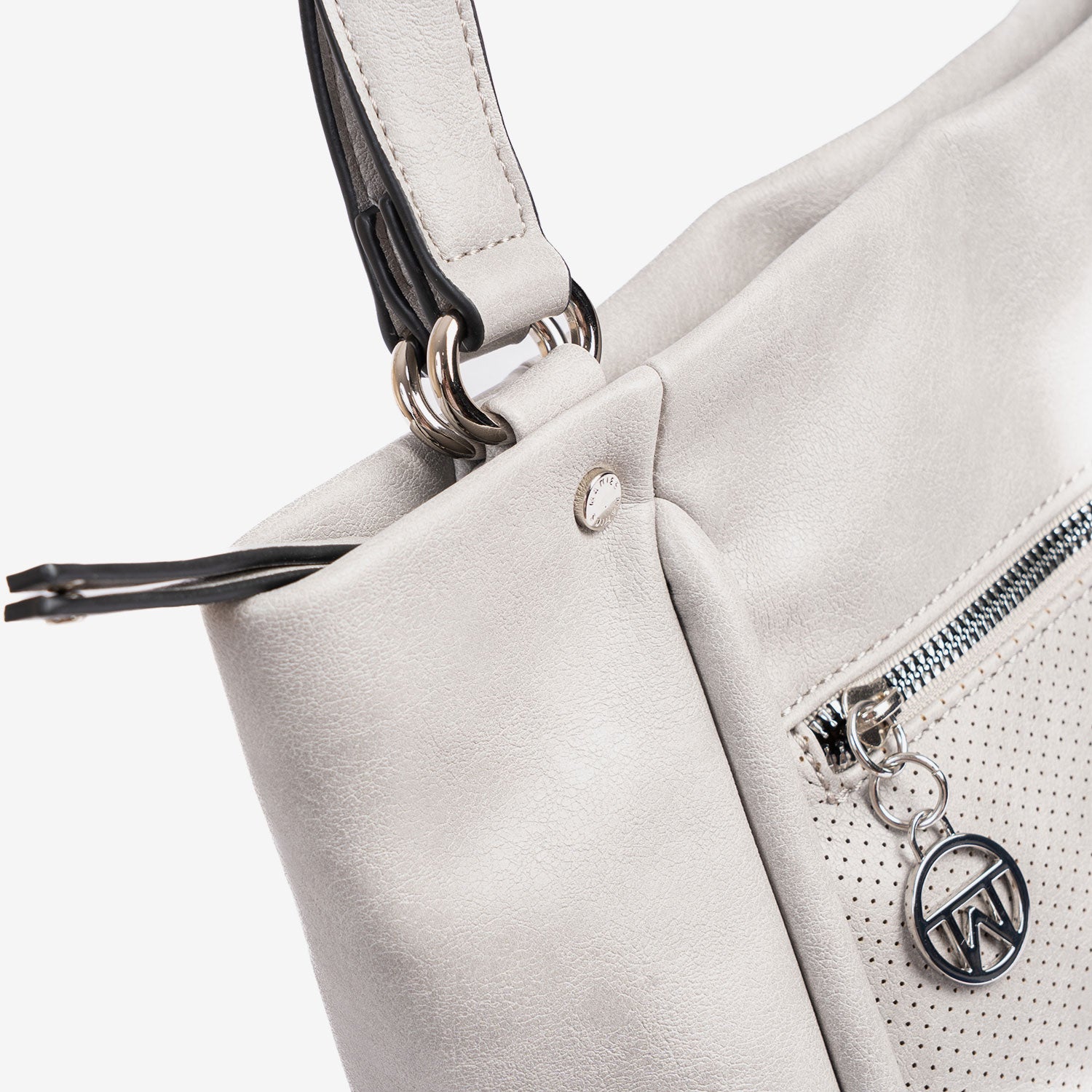 Bolsa de ombro para mulher, Série Mellow. 28x27x13 cm