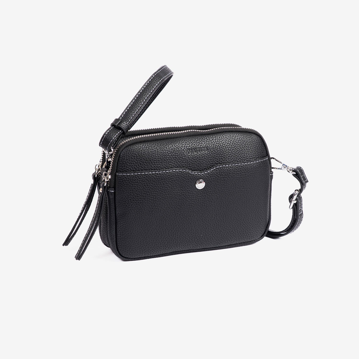 Bolsa de ombro com fecho de correr duplo Minibag