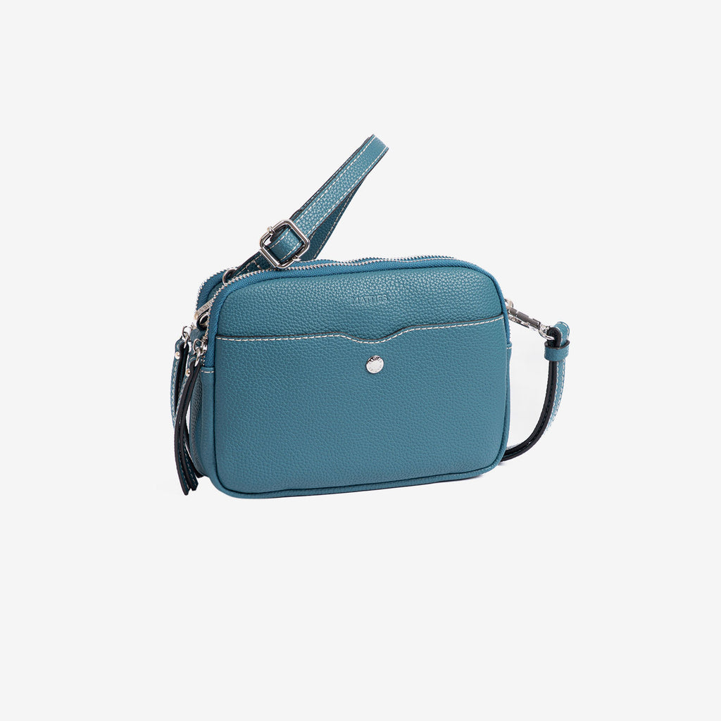 Bolsa de ombro com fecho de correr duplo Minibag