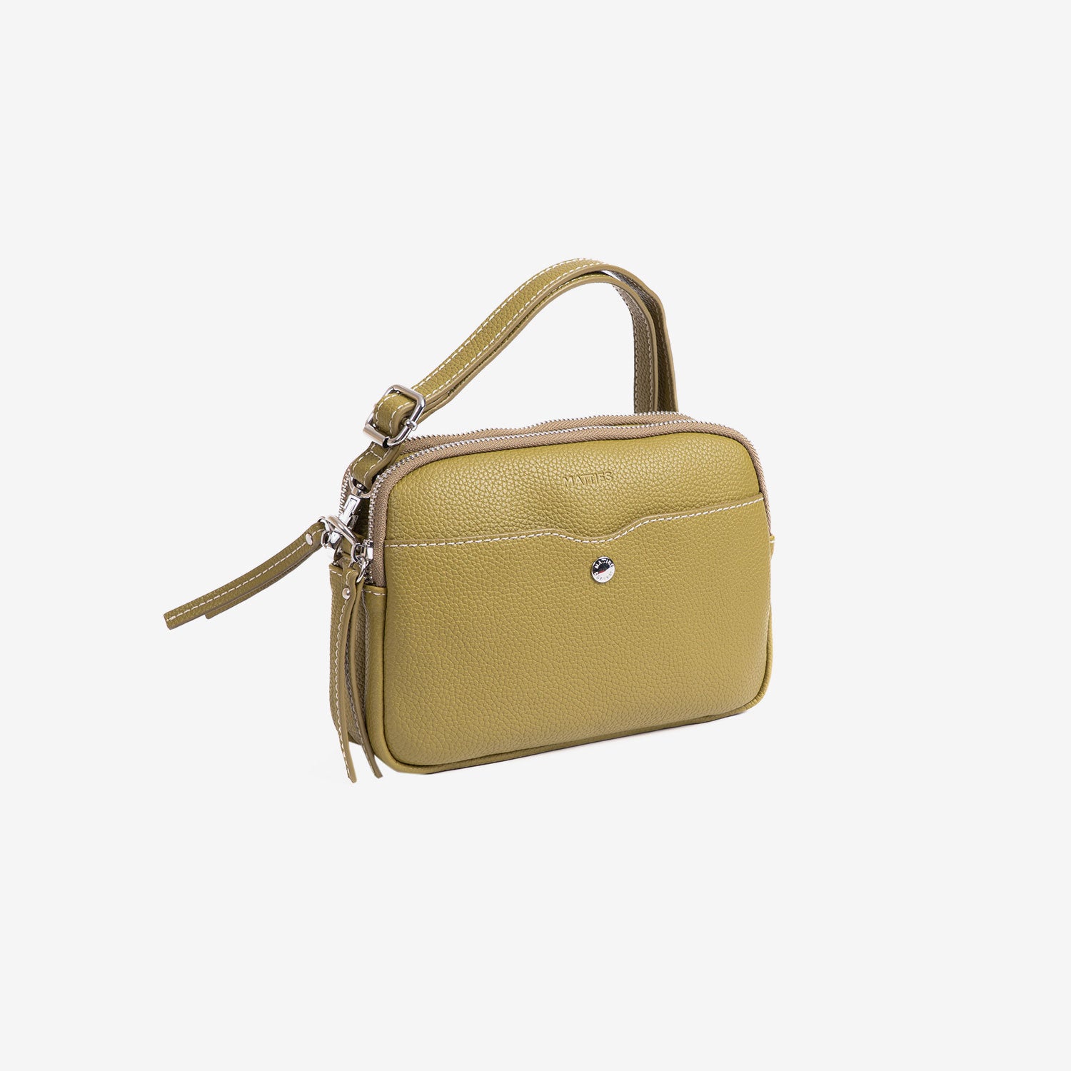 Bolsa de ombro com fecho de correr duplo Minibag
