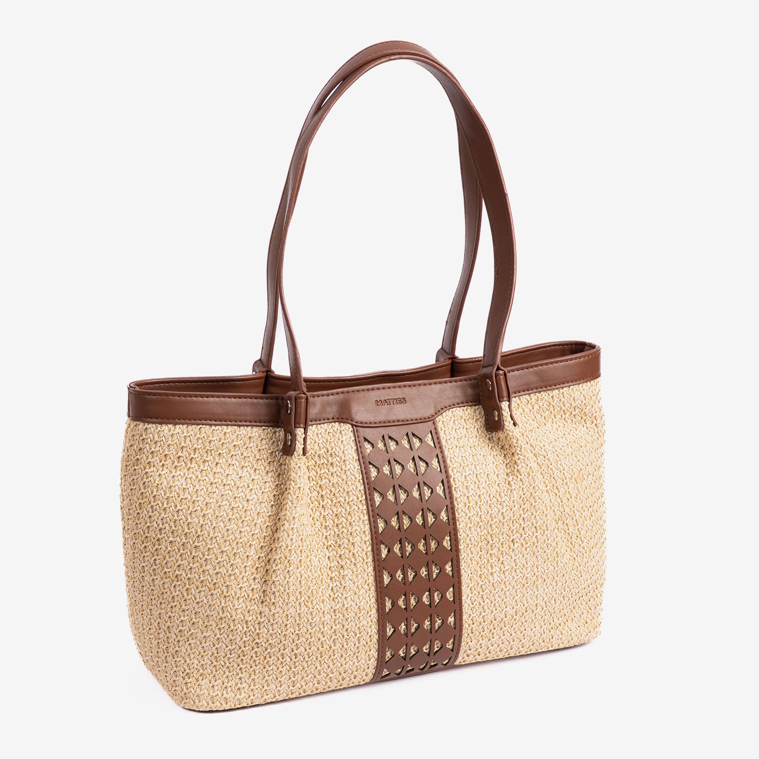 Bolsa de ombro para mulher, Ties Series. 35x22x14 cm