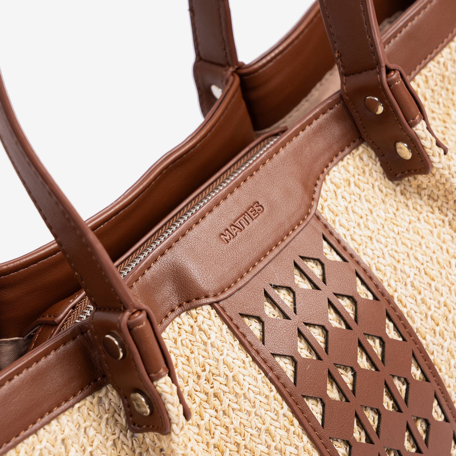 Bolsa de ombro para mulher, Ties Series. 35x22x14 cm