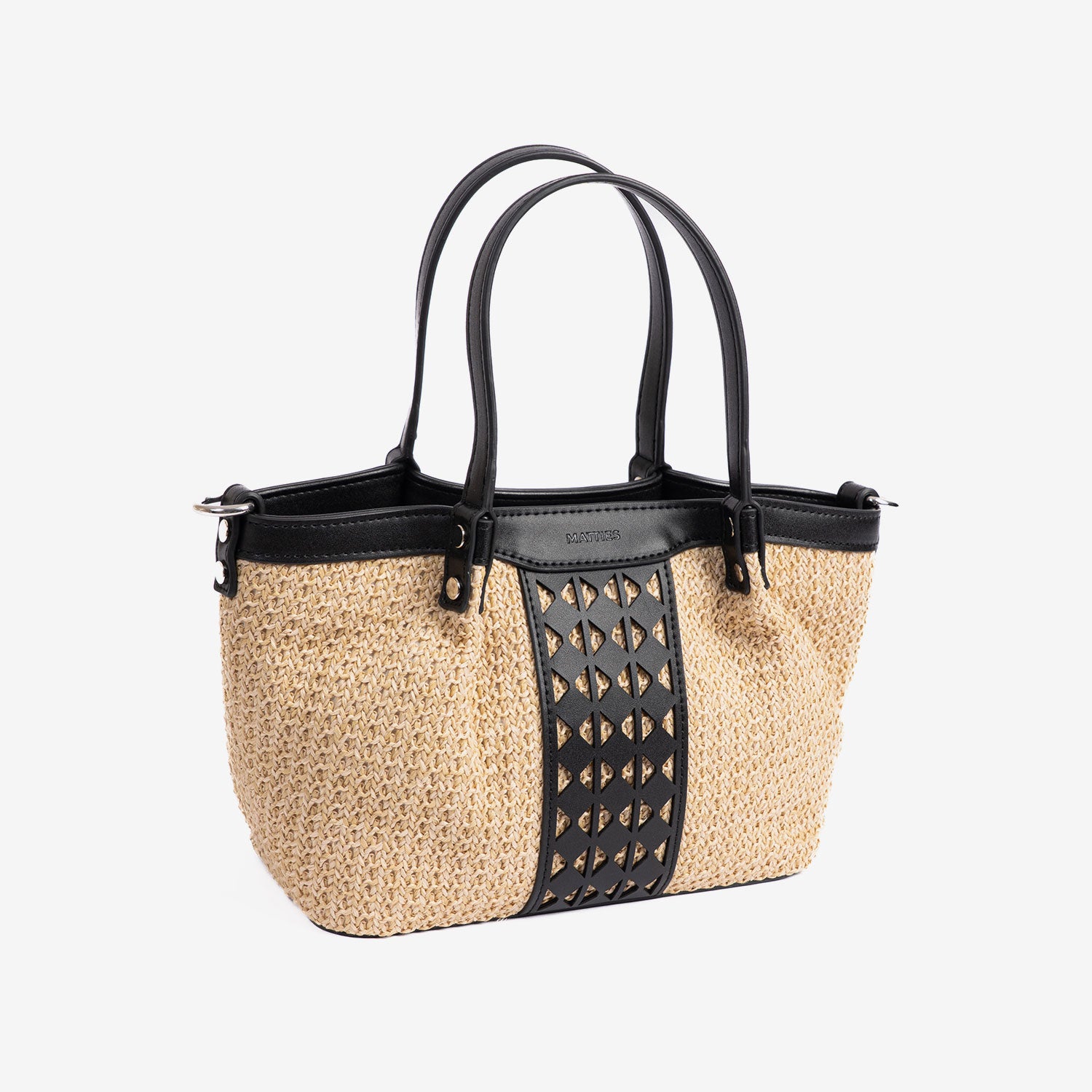 Bolsa de senhora com alça de ombro, Série Ties. 25x17,5x12 cm