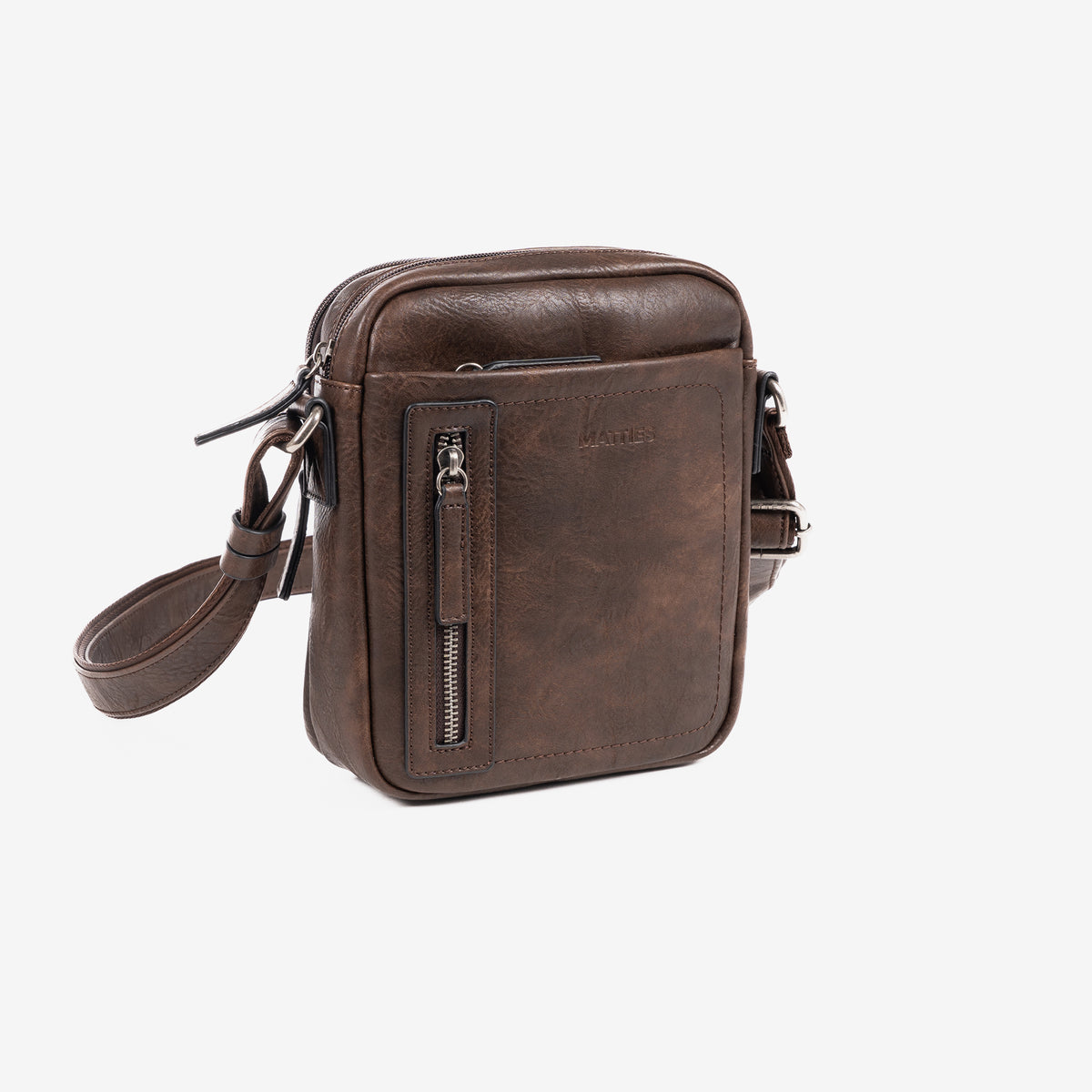 Bolsa de tiracolo para homem, Coleção Verota. 17x22 cm