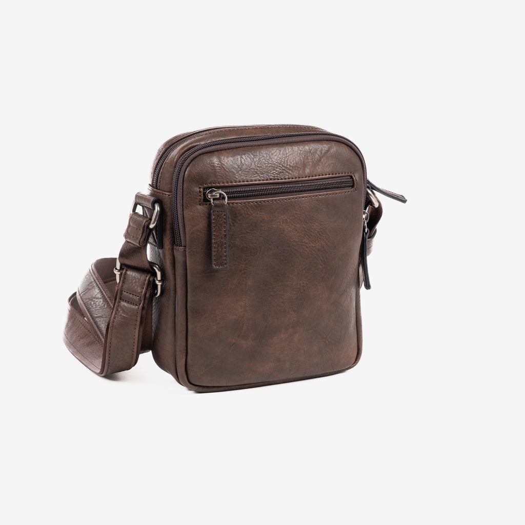Bolsa de tiracolo para homem, Coleção Verota. 17x22 cm
