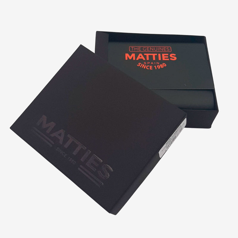 Billetero de piel para hombre, Serie grabada/leather. 8x11 cm - Matties Bags