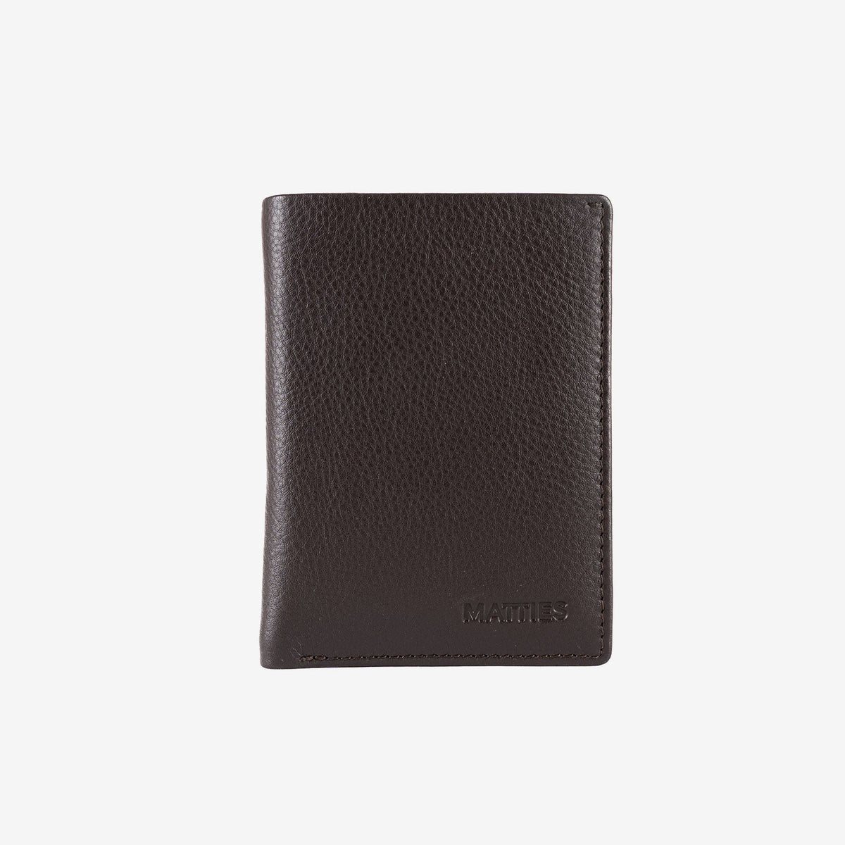 Billetero de piel para hombre, Serie spongy/leather. 8.5x10.5 cm - Matties Bags