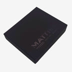 Billetero de piel para hombre, Serie spongy/leather. 9x10.5 cm - Matties Bags