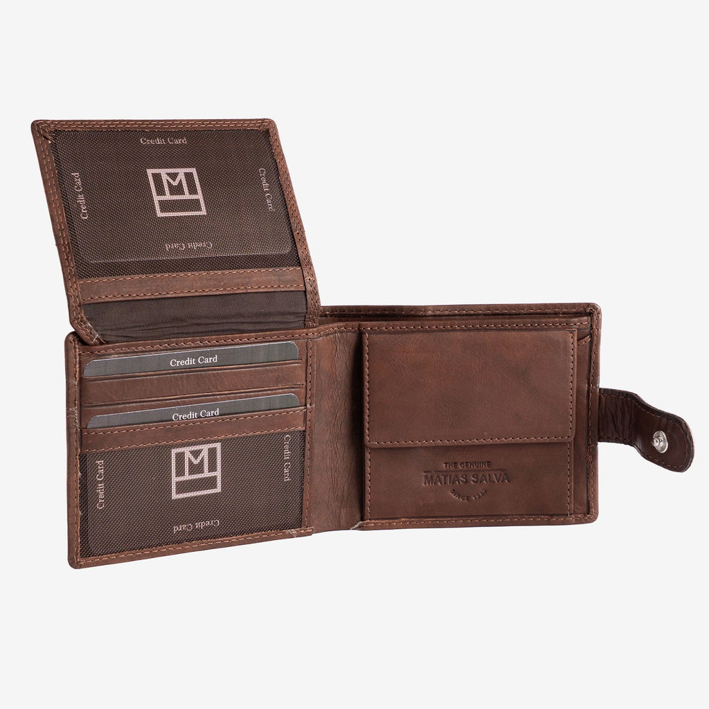 Billetero para hombre, Serie New Antic. 11 x 9 cm - Matties Bags
