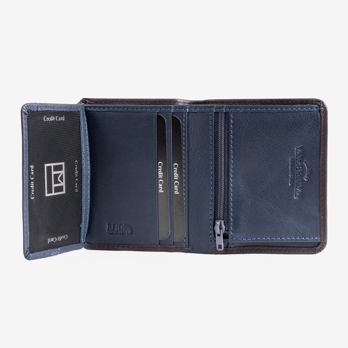 Billetero piel, Colección New Nappa. 8.5x10 cm - Matties Bags