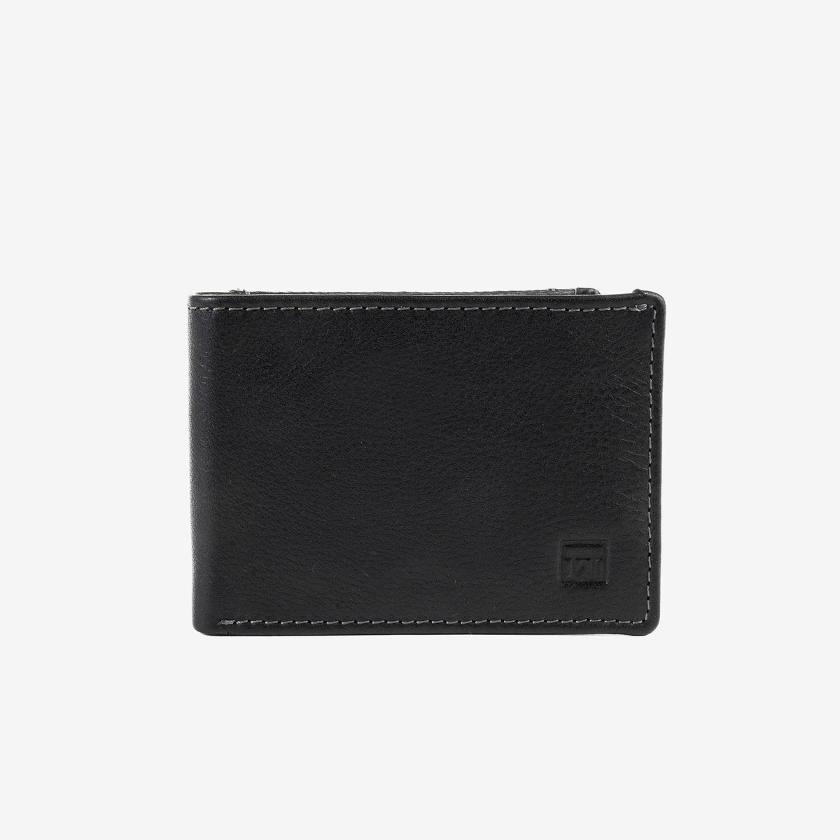 Billetero piel negro, Colección Exotic Leather. 11,5x9,5 cm - Matties Bags