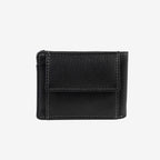 Billetero piel negro, Colección Exotic Leather. 11,5x9,5 cm - Matties Bags