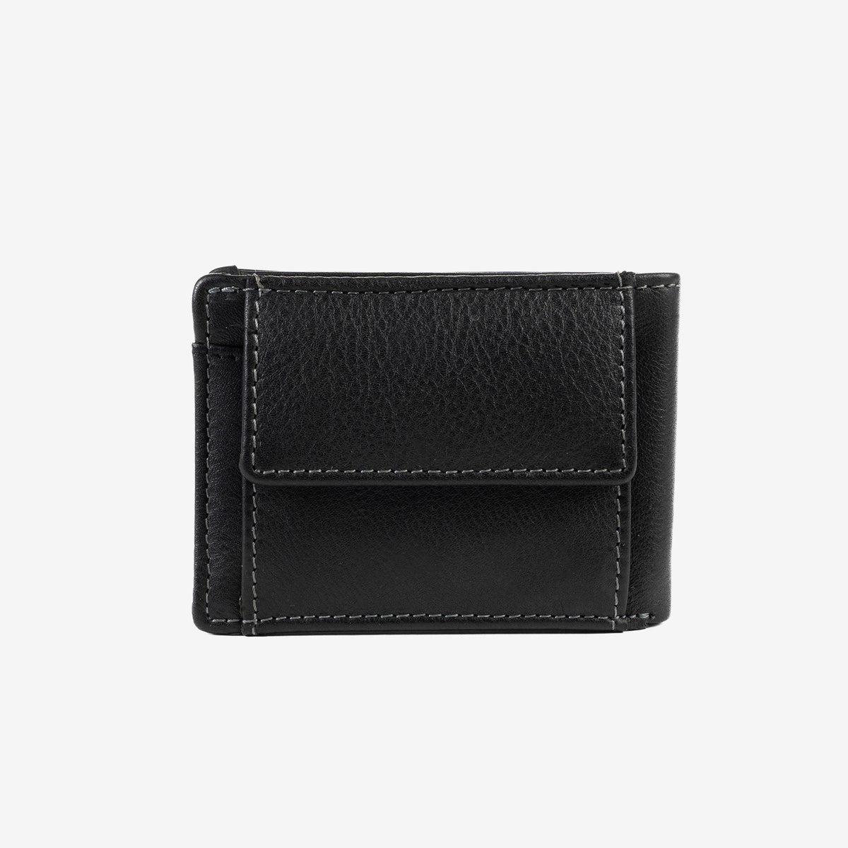 Billetero piel negro, Colección Exotic Leather. 11,5x9,5 cm - Matties Bags