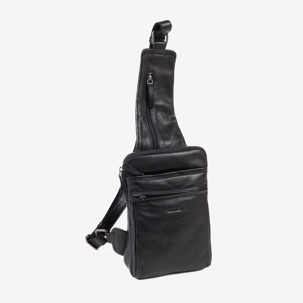 BOLSO BANDOLERA PARA HOMBRE, COLECCIÓN COW SILKY/LEATHER. 17x25 cm - Matties Bags