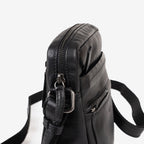 BOLSO BANDOLERA PARA HOMBRE, COLECCIÓN COW SILKY/LEATHER. 18x20 cm - Matties Bags
