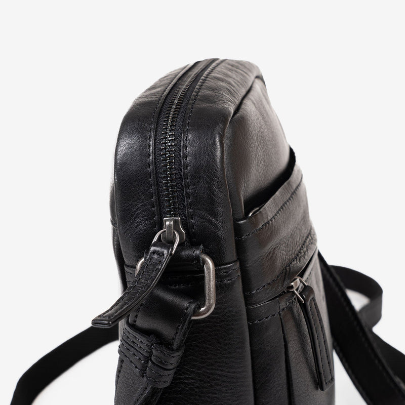 BOLSO BANDOLERA PARA HOMBRE, COLECCIÓN COW SILKY/LEATHER. 21x26.5x5.5 cm - Matties Bags