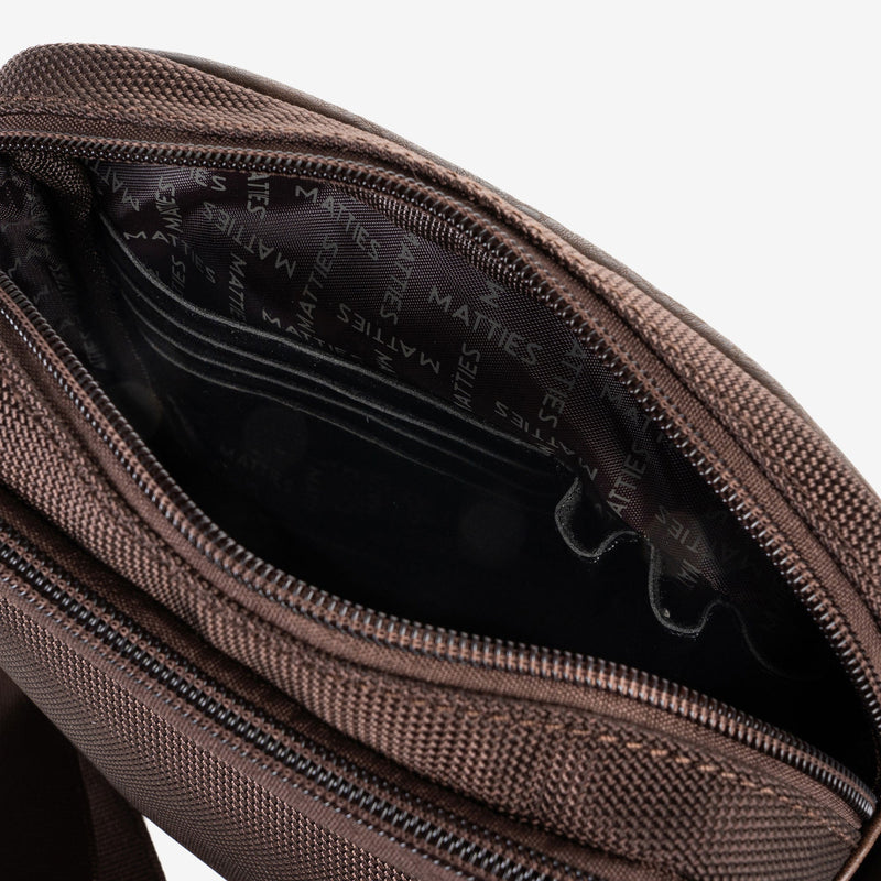 BOLSO BANDOLERA PARA HOMBRE, COLECCIÓN NYLON SPORT. 16.5x20x07 cm - Matties Bags