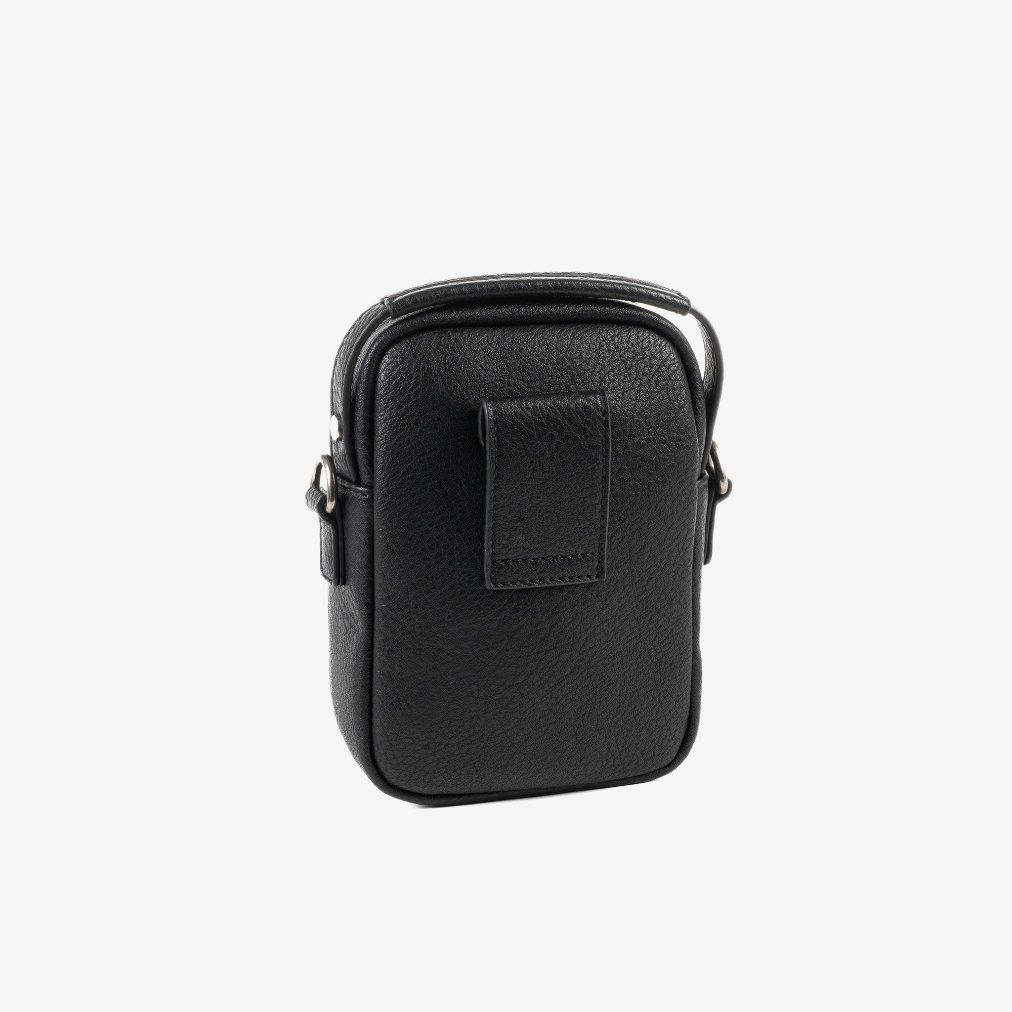 BOLSO BANDOLERA PARA HOMBRE, COLOR Negro, COLECCIÓN NEW NAPPA. 12x18x06 cm - Matties Bags