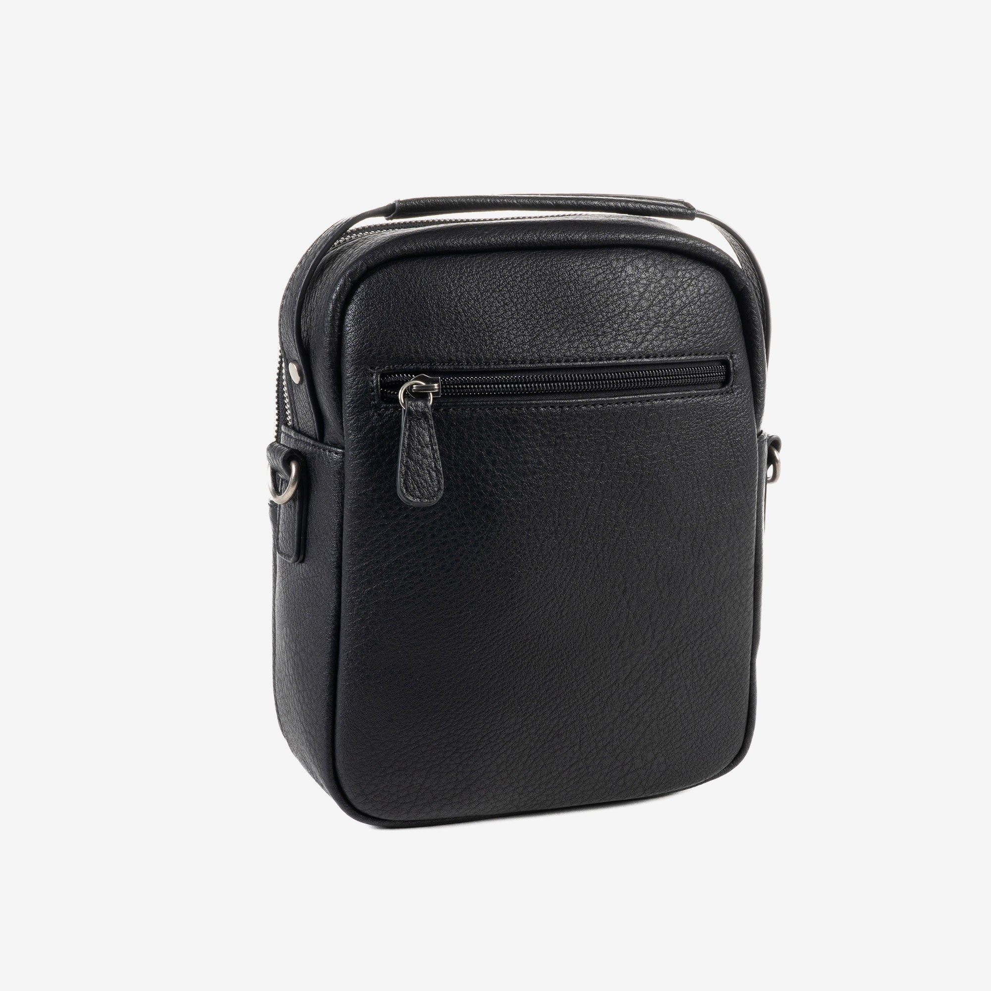 BOLSO BANDOLERA PARA HOMBRE, COLOR Negro, COLECCIÓN NEW NAPPA. 19x24.5x08 cm - Matties Bags