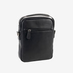 BOLSO BANDOLERA PARA HOMBRE, COLOR Negro, COLECCIÓN NEW NAPPA. 19x24x06 cm - Matties Bags