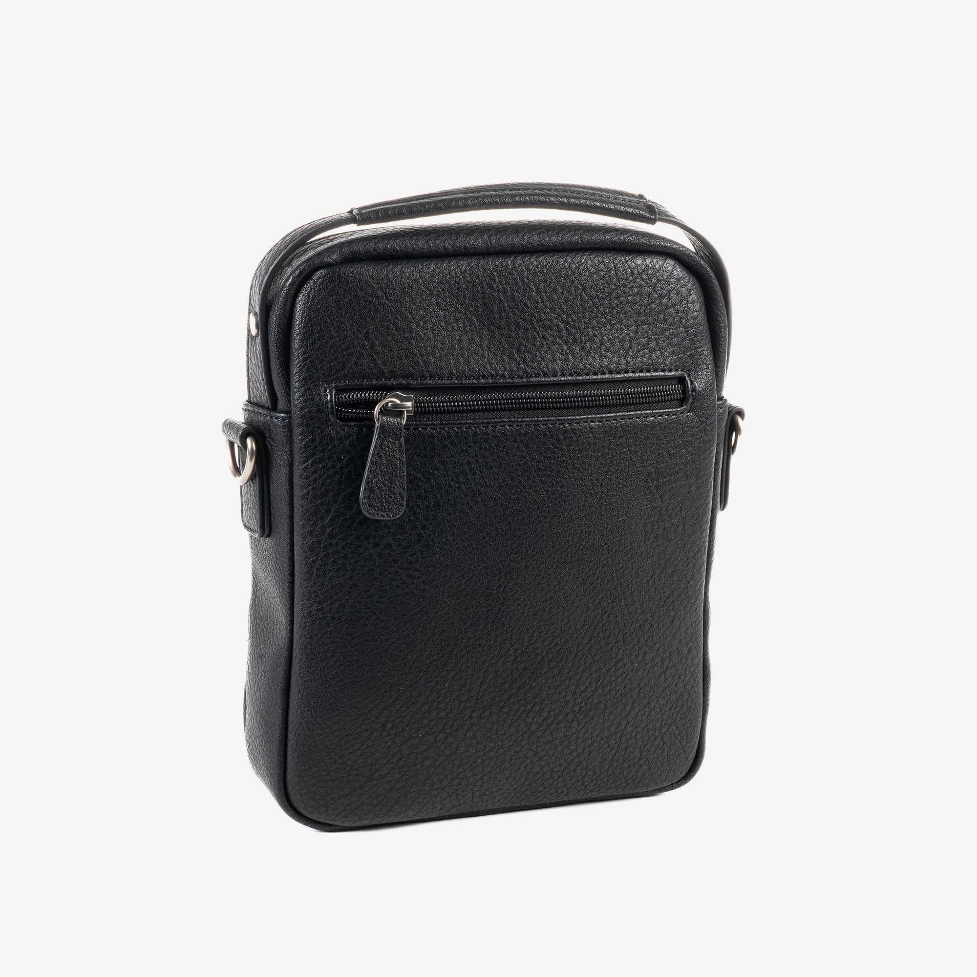 BOLSO BANDOLERA PARA HOMBRE, COLOR Negro, COLECCIÓN NEW NAPPA. 19x24x06 cm - Matties Bags