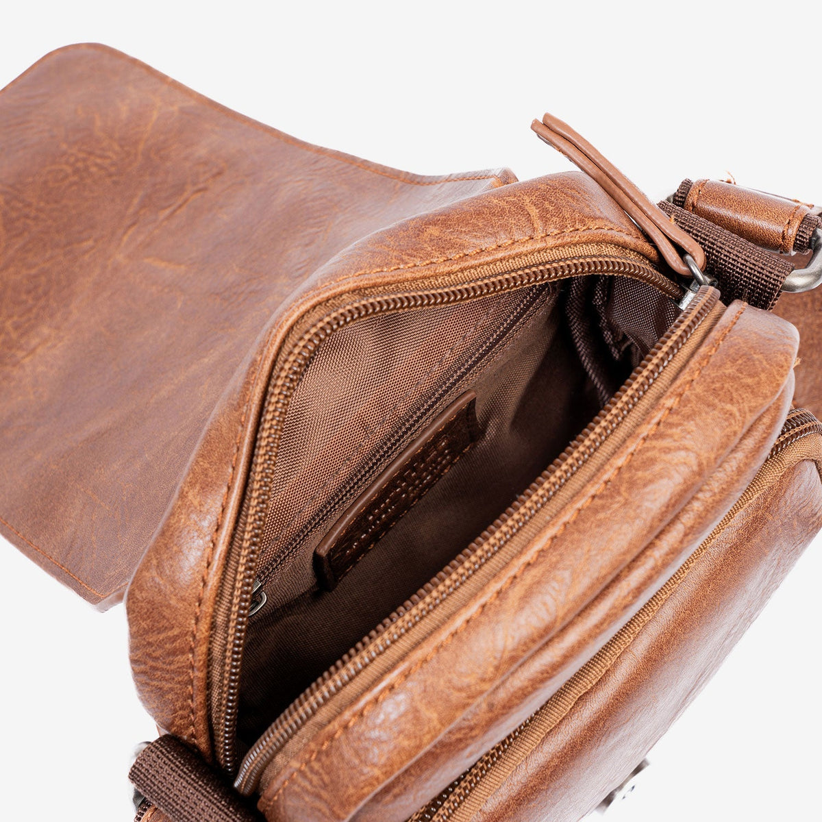 Bolso bandolera para hombre, Serie Classic Sport. 14x16 cm - Matties Bags