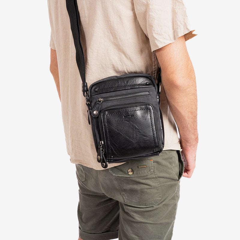 Bolso bandolera para hombre, Serie Juvenil. 17x22 cm - Matties Bags