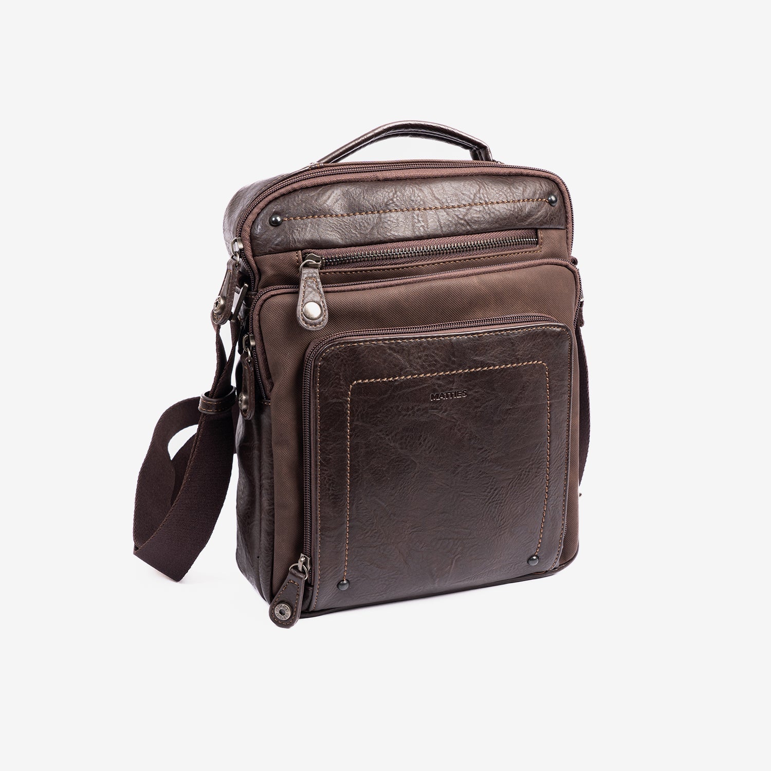 Bolso bandolera para hombre, Serie Juvenil. 24x30 cm - Matties Bags