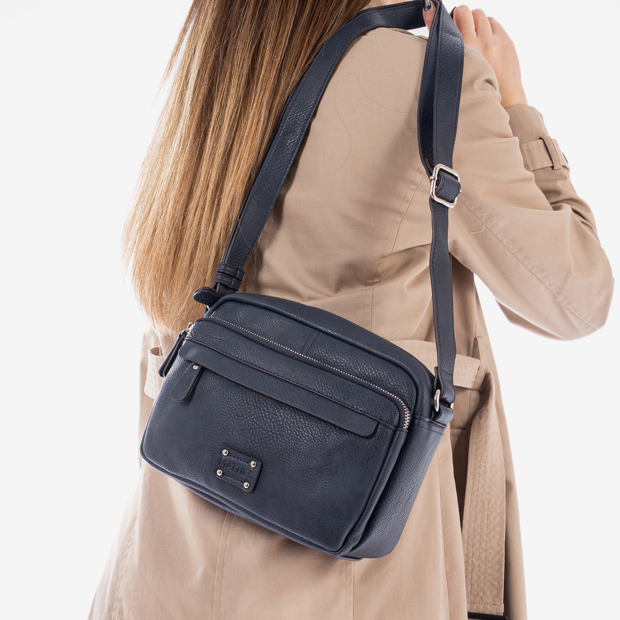 Bolso bandolera, Serie Clásicos. 24x17x10 cm - Matties Bags