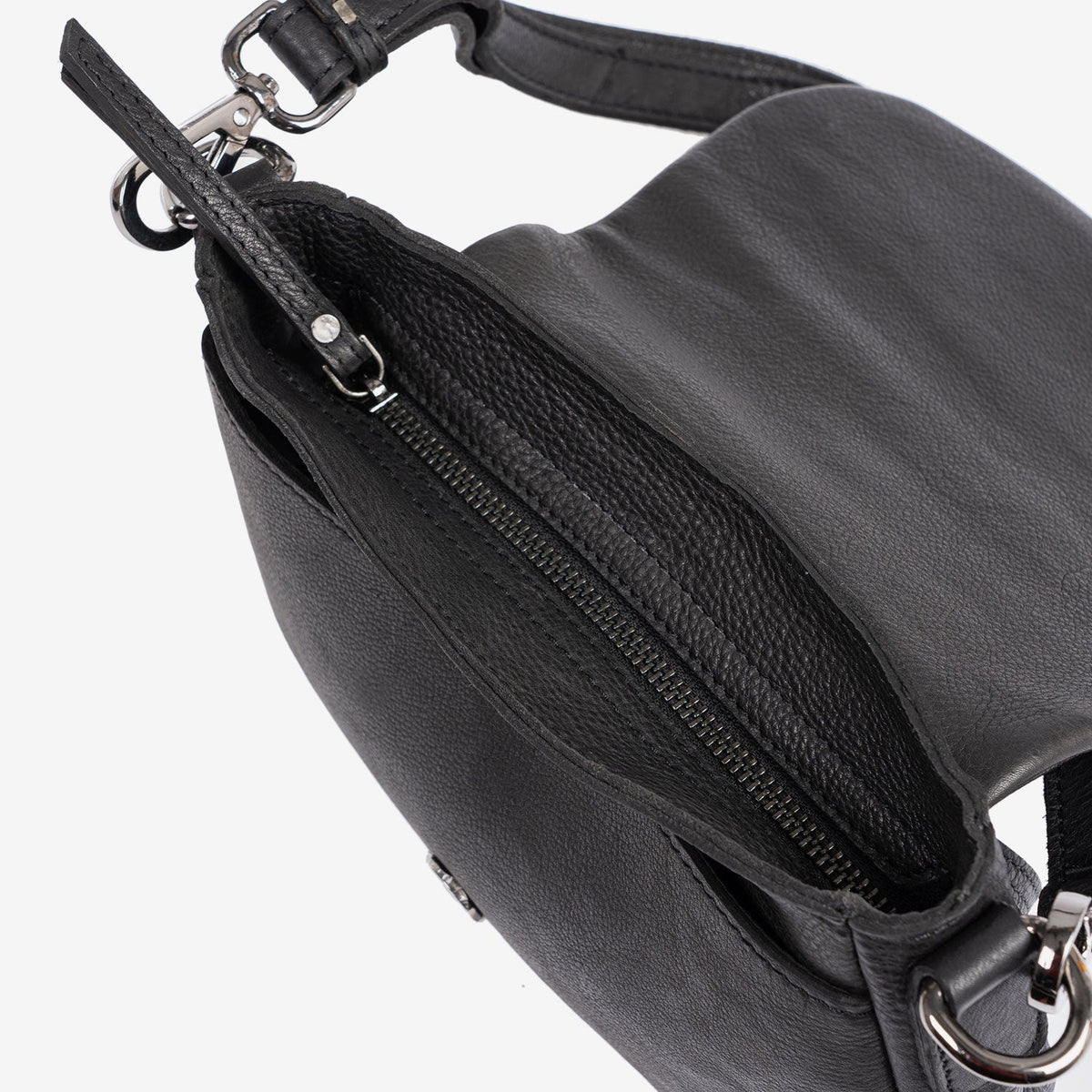 Bolso bandolera, Serie eva/leather. 22.5x15x06 cm - Matties Bags