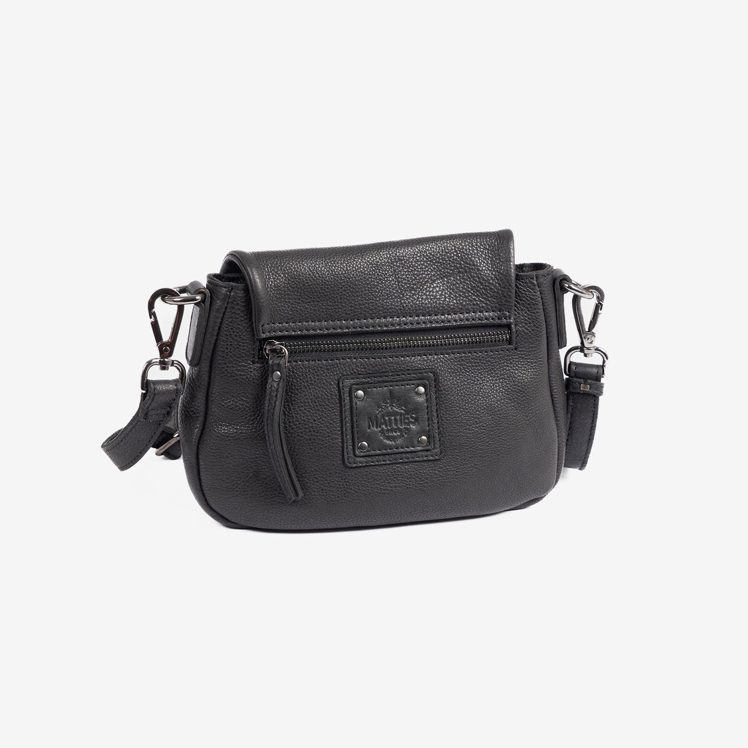 Bolso bandolera, Serie eva/leather. 22.5x15x06 cm - Matties Bags