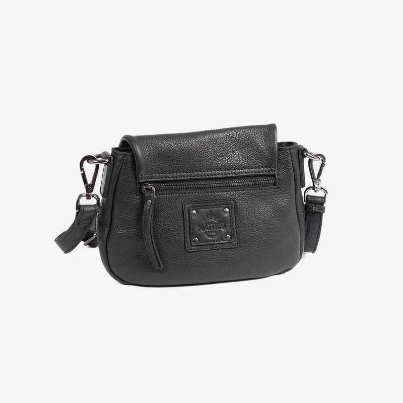 Bolso bandolera, Serie eva/leather. 22.5x15x06 cm - Matties Bags