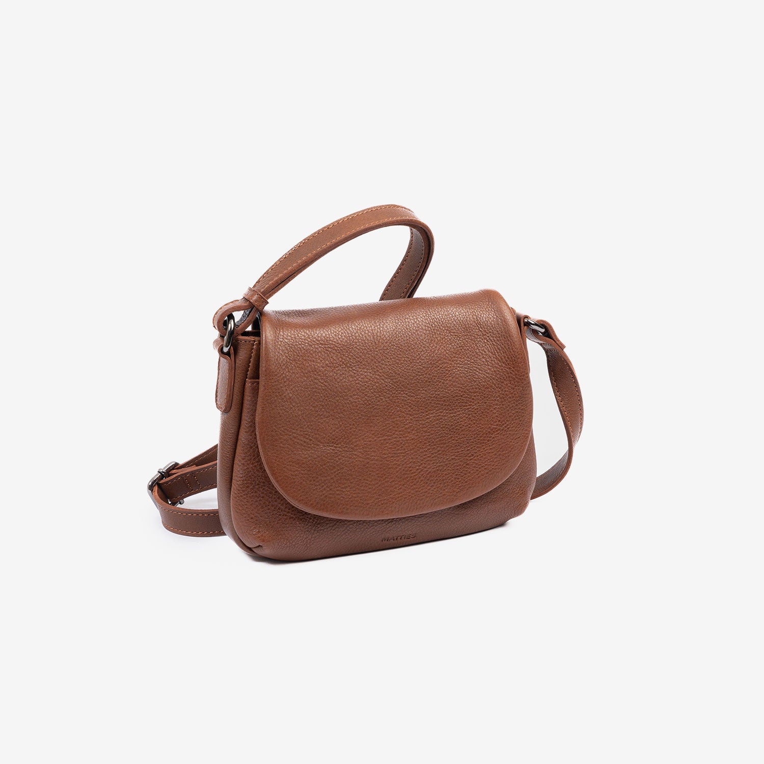 Bolso bandolera, Serie eva/leather. 22.5x15x06 cm - Matties Bags