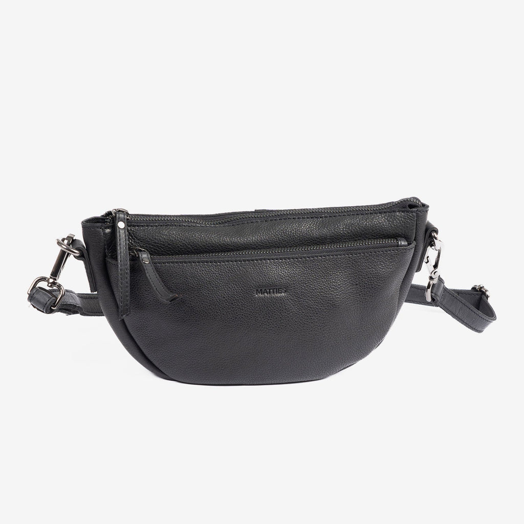Bolso bandolera, Serie eva/leather. 24x14x07 cm - Matties Bags