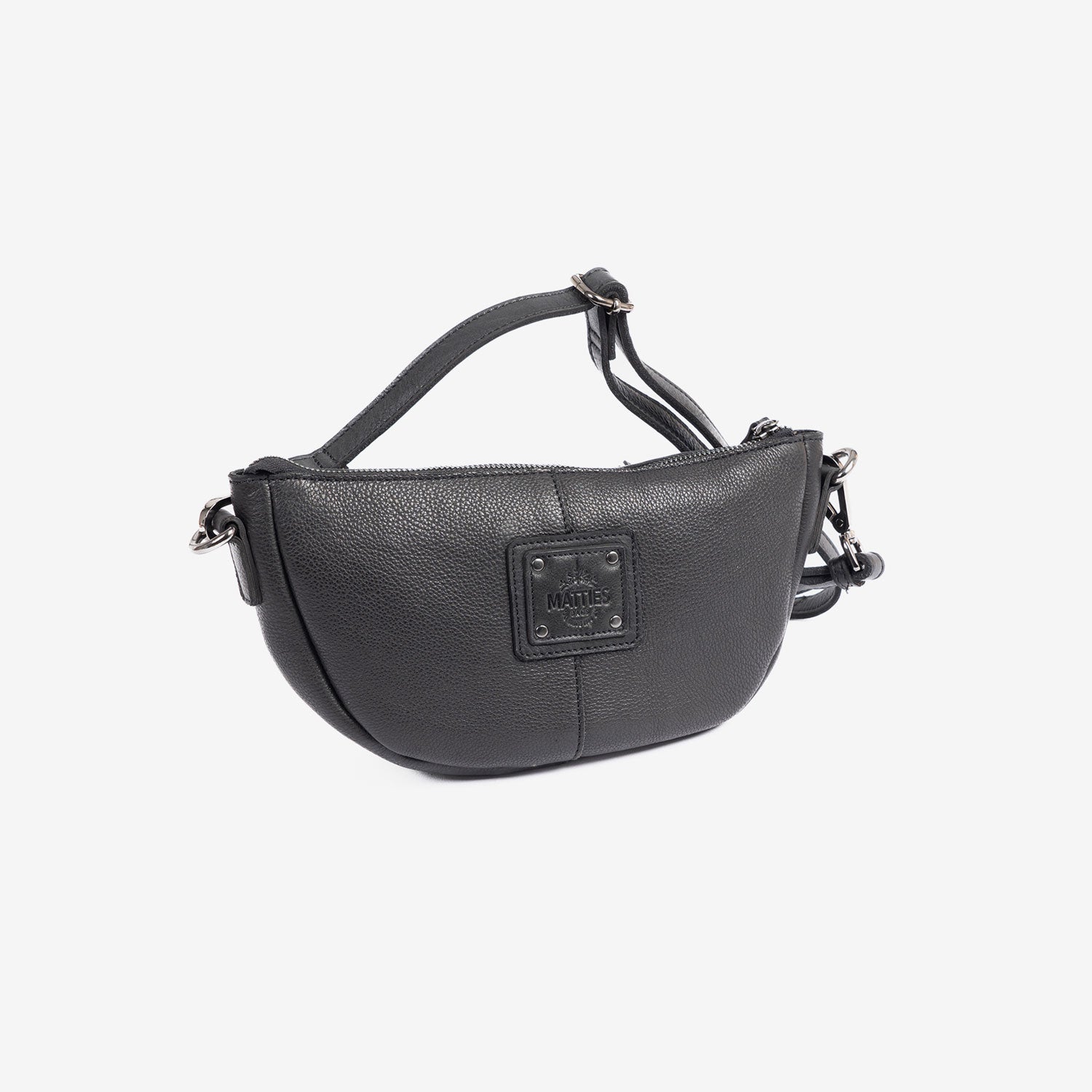 Bolso bandolera, Serie eva/leather. 24x14x07 cm - Matties Bags