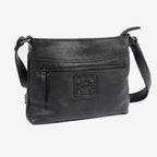 Bolso bandolera, Serie eva/leather. 27x23x05 cm - Matties Bags