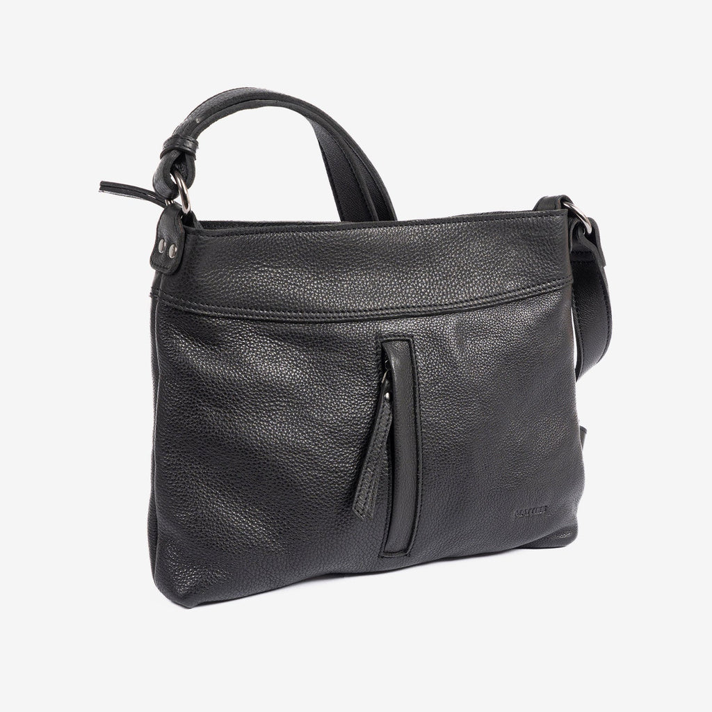 Bolso bandolera, Serie eva/leather. 27x23x05 cm - Matties Bags