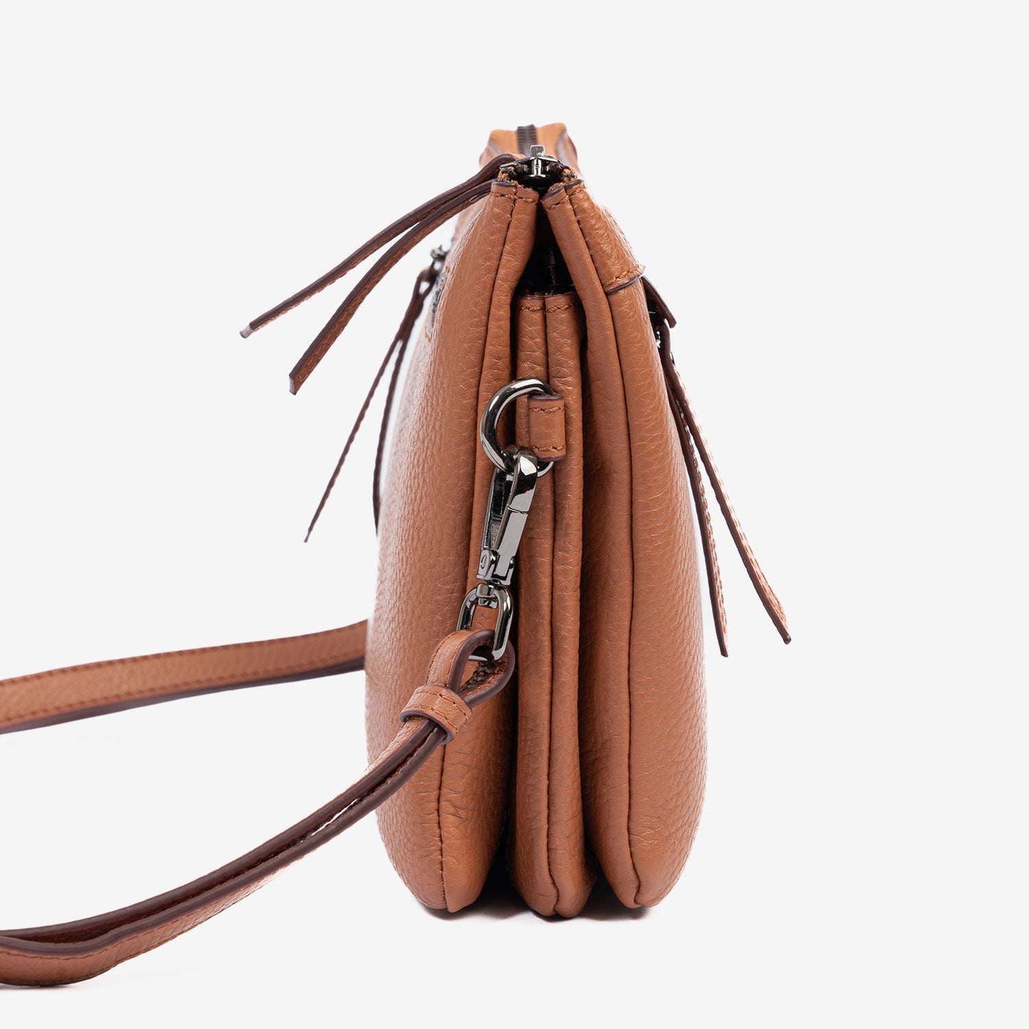 Bolso bandolera, Serie floater/leather. 25.5x17x07 cm - Matties Bags