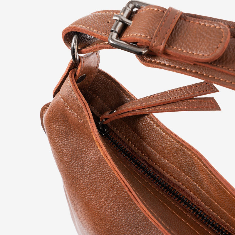 Bolso de hombro con bandolera, Serie eva/leather. 34x31x05 cm - Matties Bags