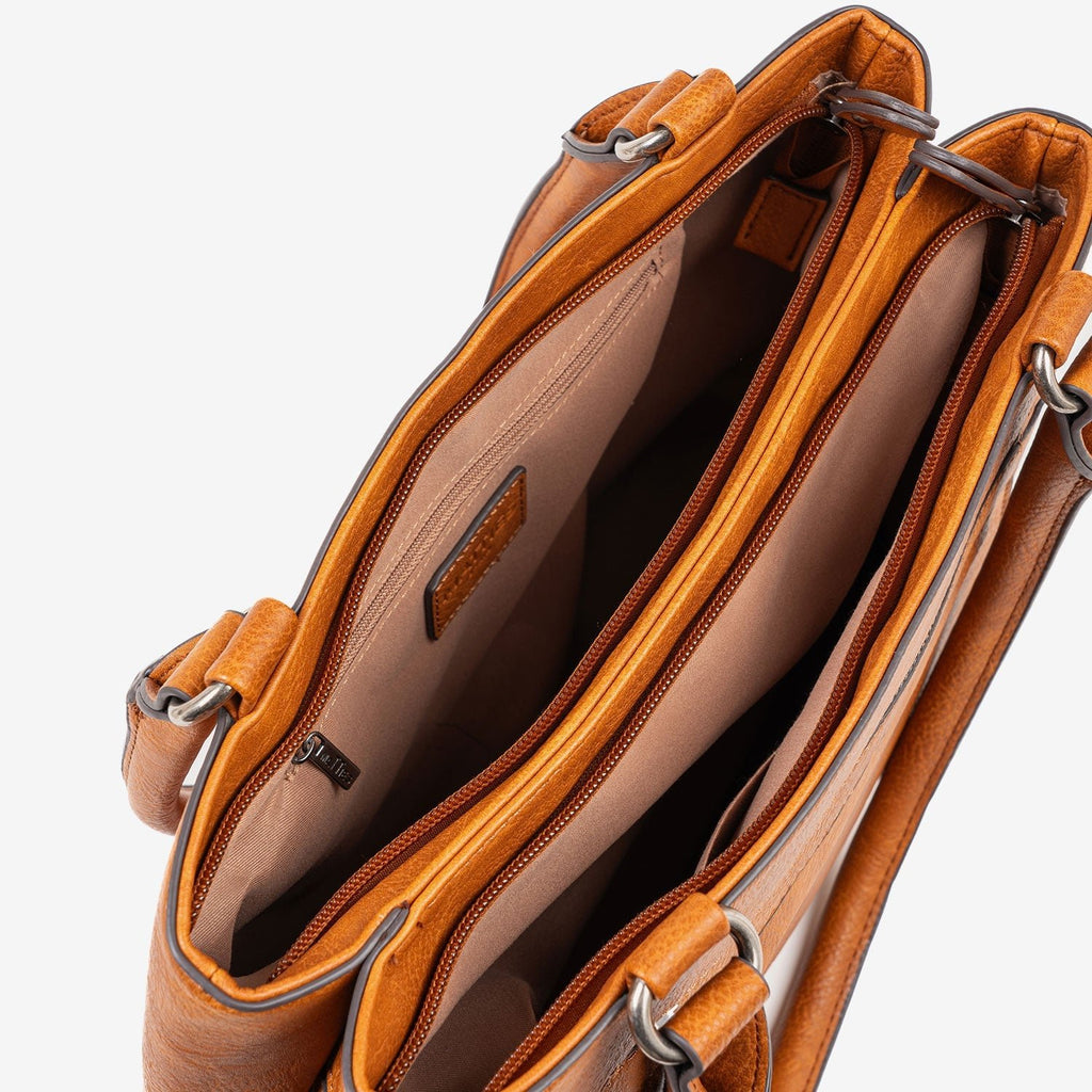 Bolso de hombro, Serie Clásicos. 36x25x12 cm - Matties Bags