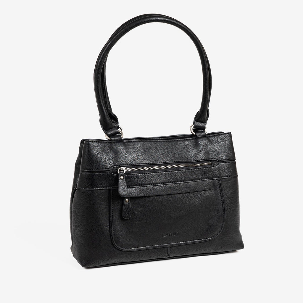 Bolso de hombro, Serie Clásicos. 36x25x12 cm - Matties Bags