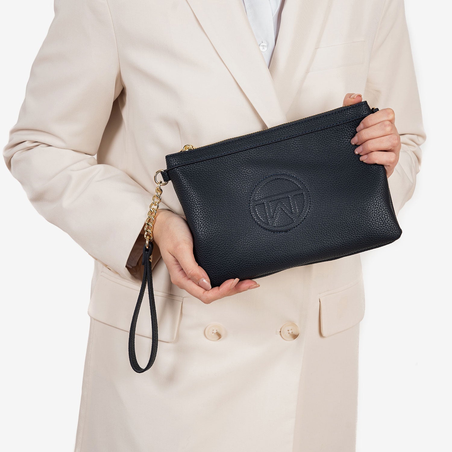 Bolso de mano con bandolera, Serie carteras mano. 26x17 cm - Matties Bags