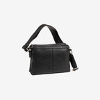 BOLSO DE MUJER, COLOR NEGRO - V, SERIE NEW CLASSIC. 24x16x07 CM - Matties Bags