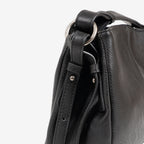 BOLSO DE MUJER, COLOR NEGRO - V, SERIE NEW CLASSIC. 24x19x10.5 CM - Matties Bags