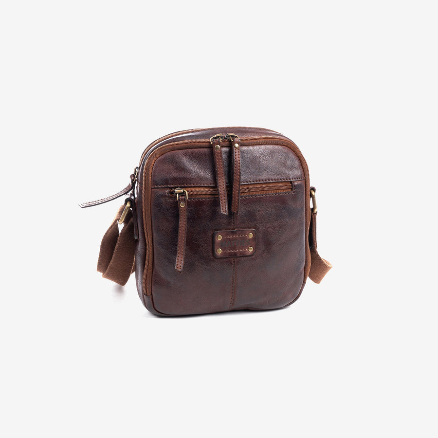 Bolsa masculina estilo repórter, coleção de couro antigo