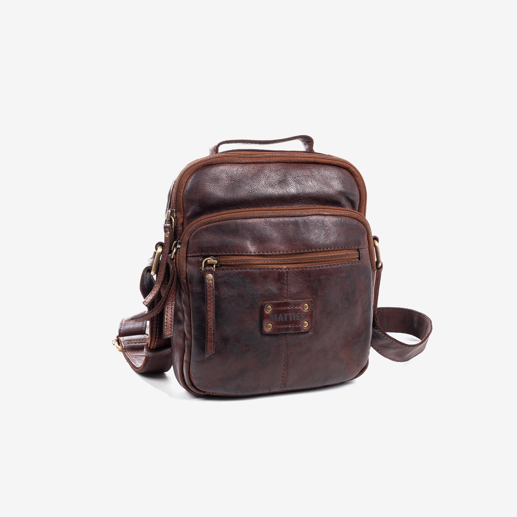 Bolso reportero para hombre, Colección antic leather - Matties Bags