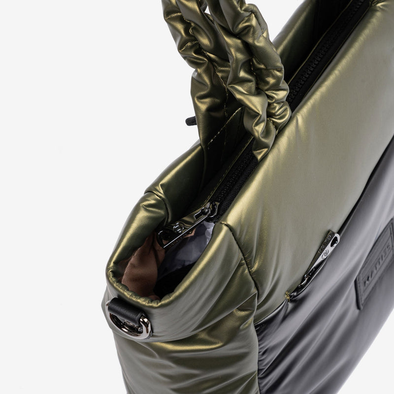 Bolso shopper cerrado con cremallera, Serie velside. 32.5x26x13 cm - Matties Bags