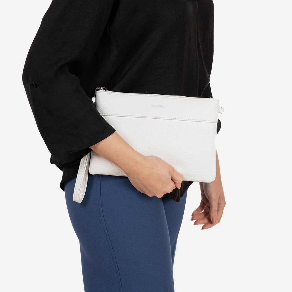 Cartera de mano con bandolera, Serie Carteras - Matties Bags